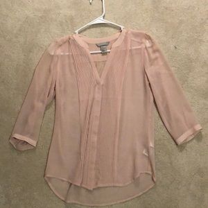 Blush blouse